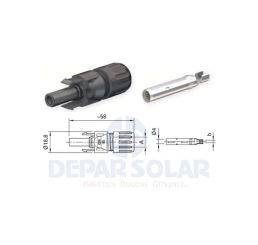 MC4 Pano/Cihaz Konnektr - Dii